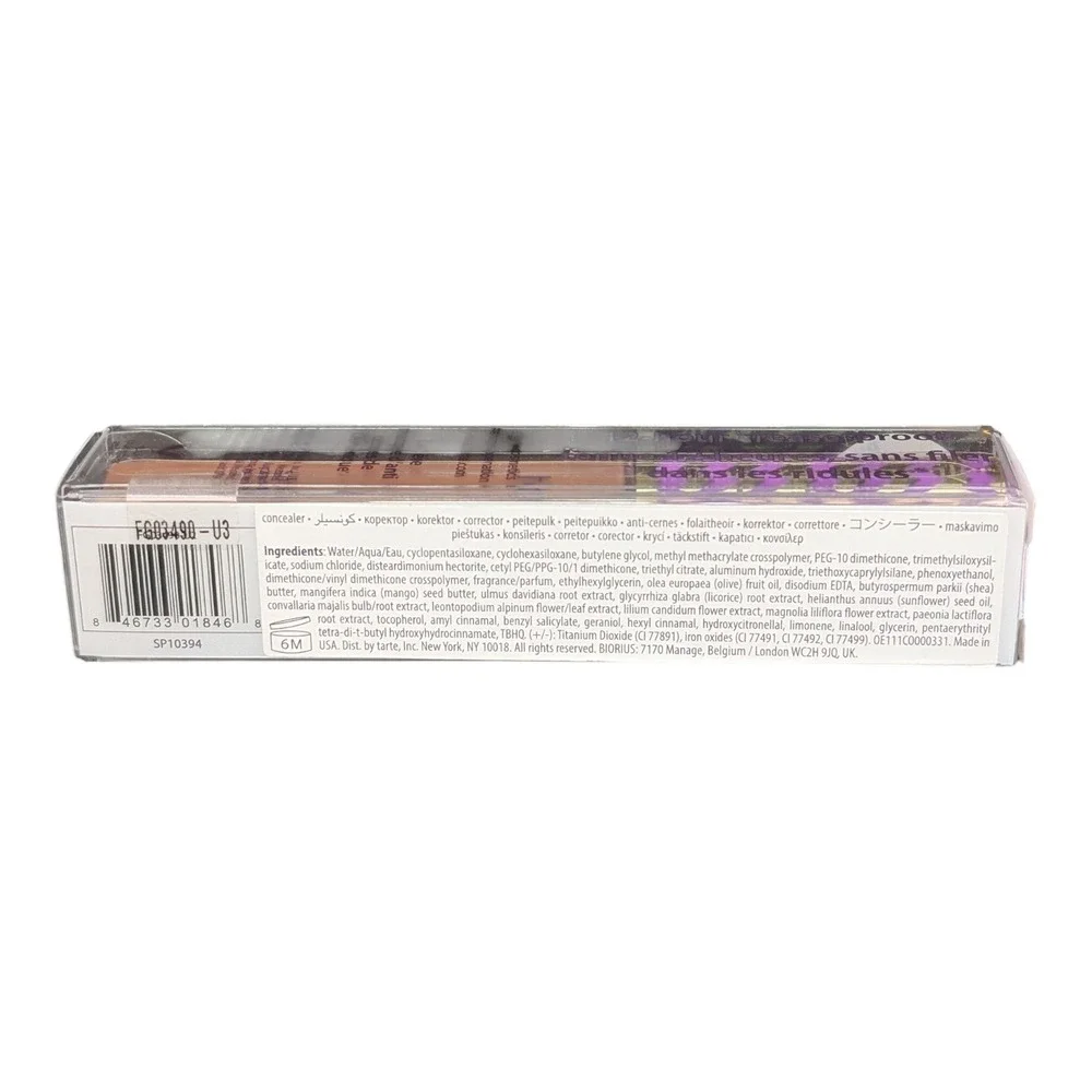 Tarte Shape Tape Contour Concealer 57N Rich Lot of 2 Full 10 ml Travel 1 ml Size